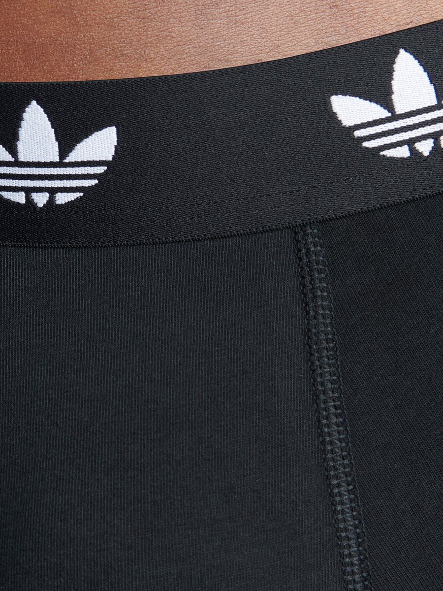 adidas Originals 3PK Trunk - Comfort Flex Cotton - Onderbroek Mannen - zwart/wit/grijs gemêleerd