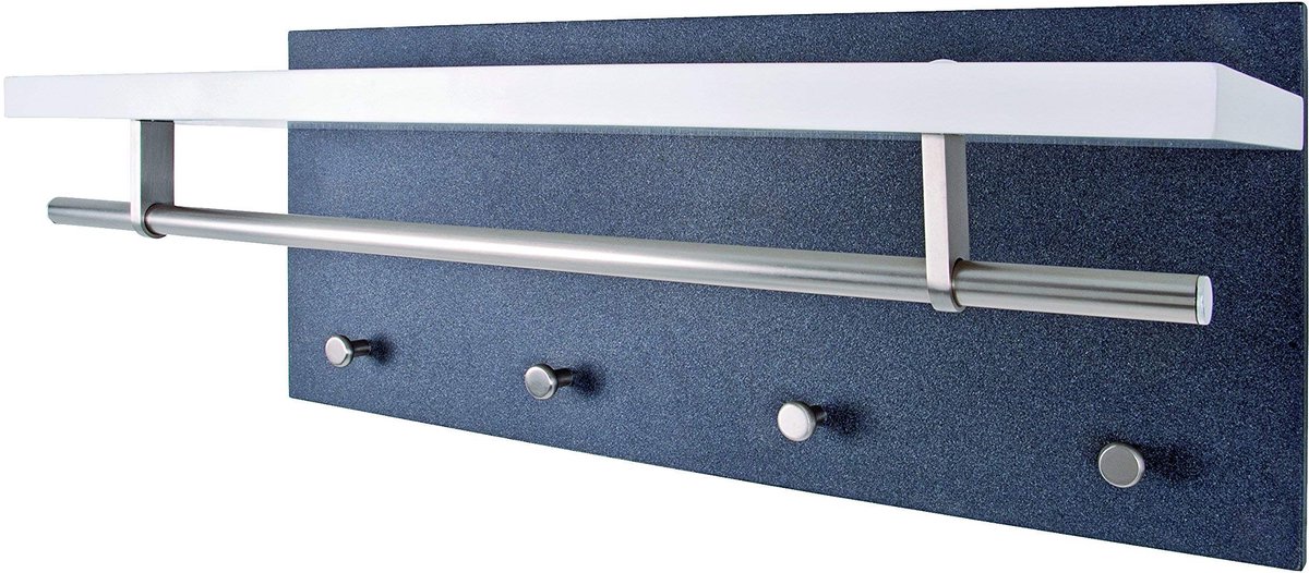 Ibenzoa Stijlvolle Wandkapstok met Moderne Opbergoplossingen voor Jouw Interieur wit