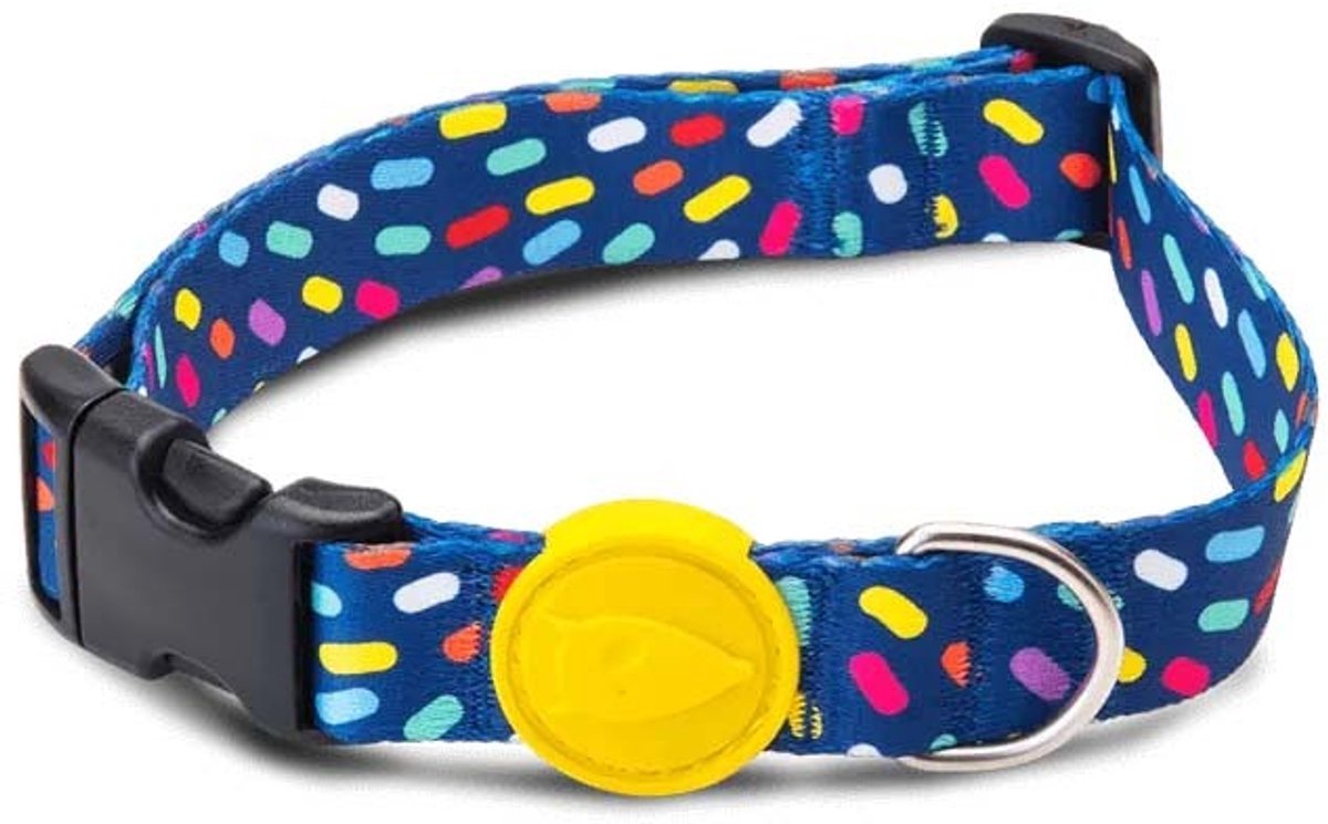 Morso - Halsband Hond Gerecycled Color Invaders Paars