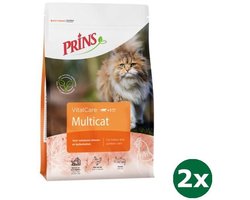 Prins cat vital care multicat kattenvoer 2x 4 kg