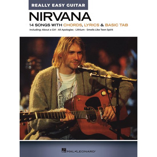 Nirvana - Really Easy Guitar: 14 Songs with Chords, Lyrics & Basic Tab