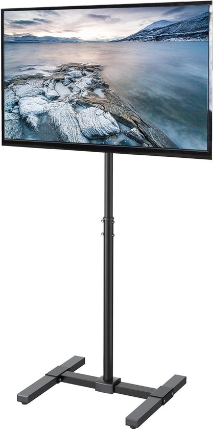 Vivo - Soporte de Piso para TV para Pantallas de Plasma LCD de visualización Plana de 13 a 50 Pulgadas, visualización portátil con Montaje Ajustable en Altura STAND-TV07