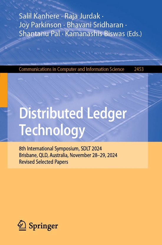 Springer Nature Proceedings Computer Science - Distributed L ... - cover