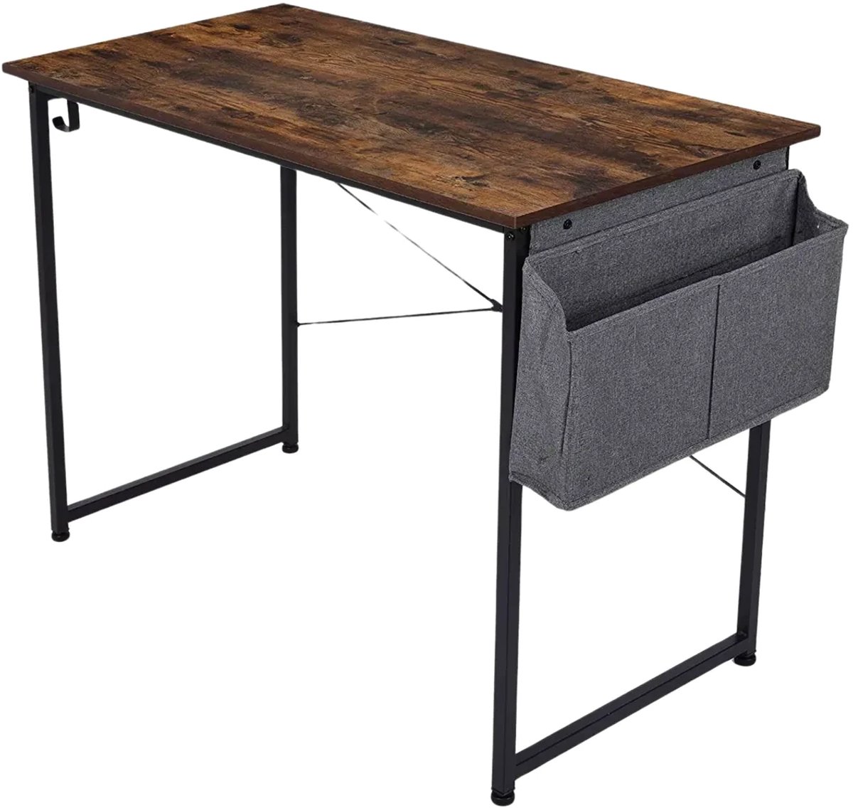 Bolt Edge Bureau Bruno - Met opbergvak - Voor Computer, PC en Laptop - Volwassenen - Thuiskantoor - 120cm Bruin