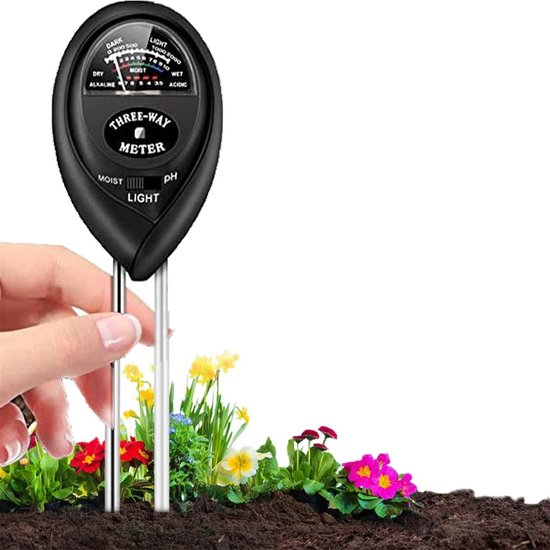 Sonkir Bodemvochtigheidsmeter, 4-in-1 ph-tester voor