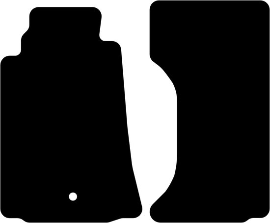 Tapis de voiture Kovvar pour Mazda MX-5 2005-2015 - 2 pièces - Comfort - Version : Montage simple bev 2