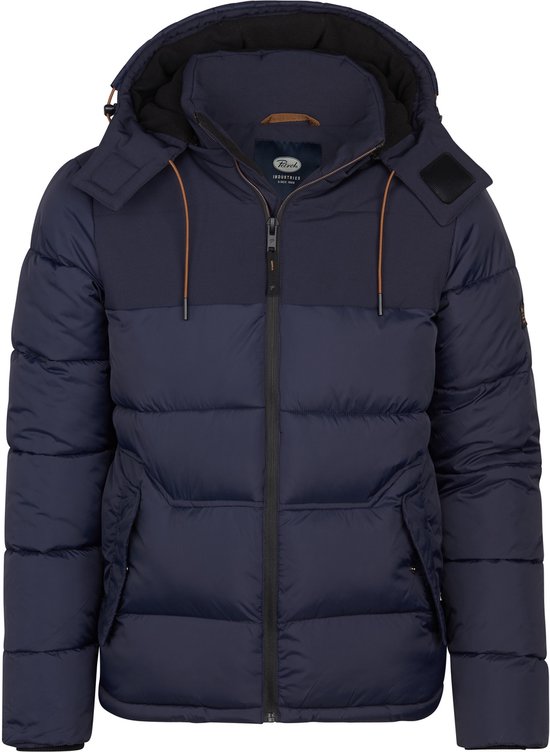 Petrol Industries - Heren Gevoerde Jas Yukon - Blauw - Maat XL