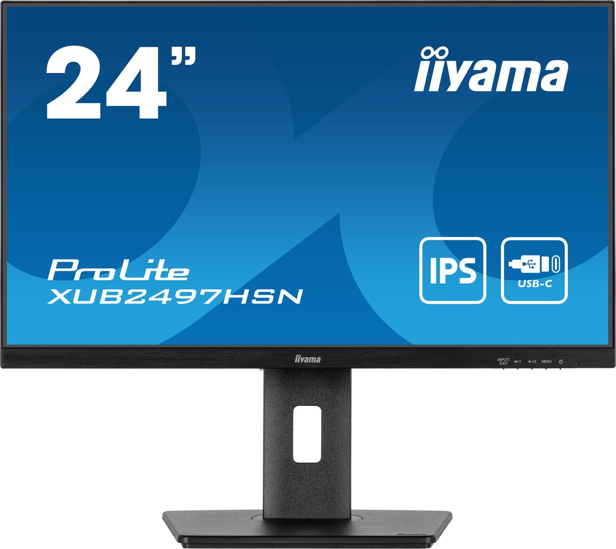 iiyama ProLite XUB2497HSN-B2 ledmonitor 100 Hz, HDMI, DisplayPort, USB-C, Audio