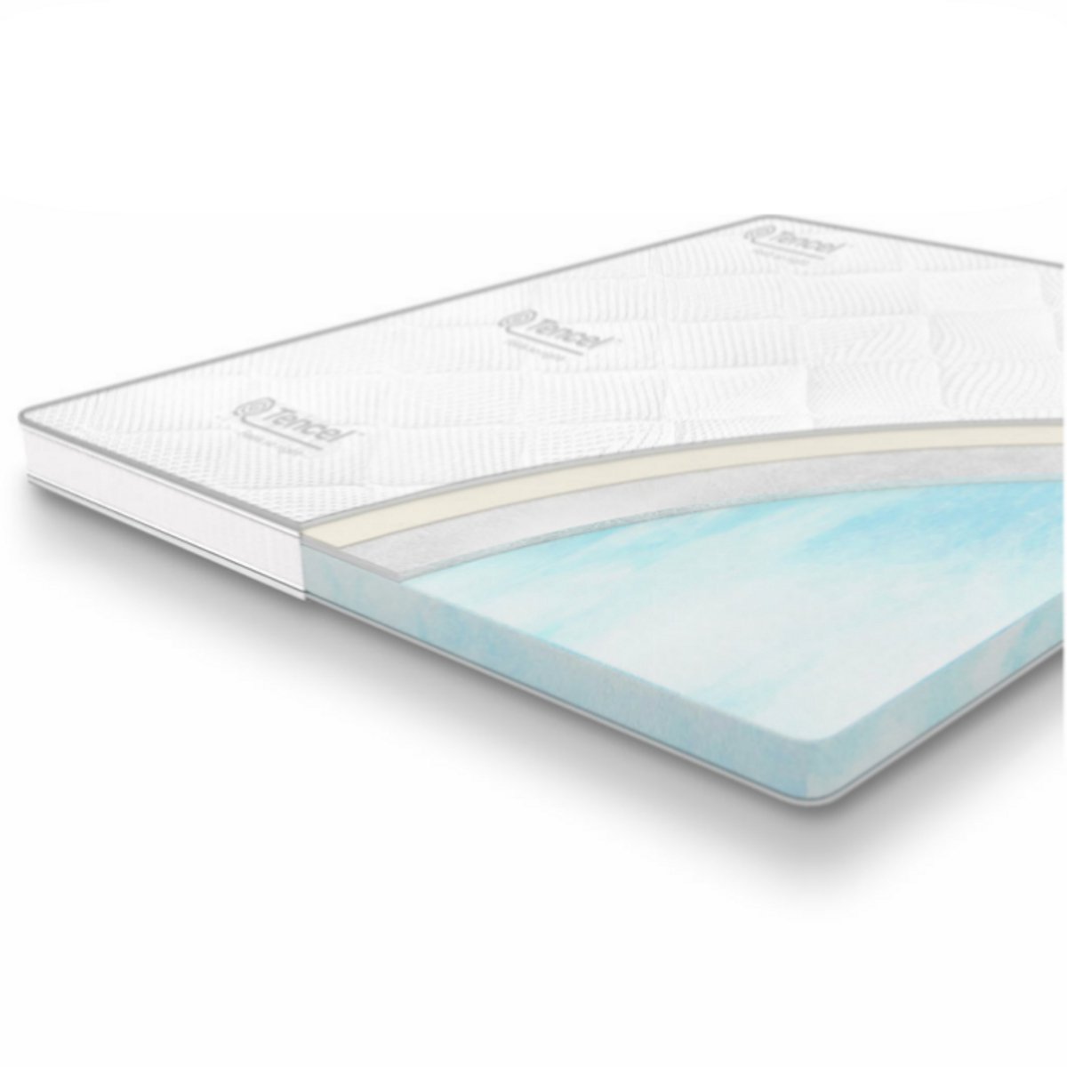 Topdekmatras koudschuim Tencel Deluxe 140x220 dikte 11 cm