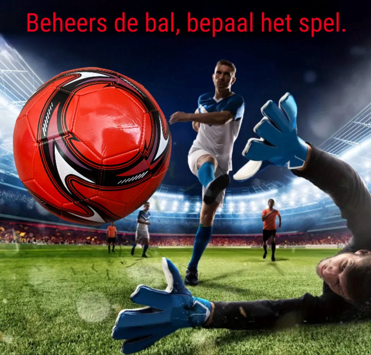 Curve-bal voor kinderen, voetbal, rubberen voering Curve-voetbal, Eva 7,5 inch Swerve-bal met luchtgatvoetbal voor buitenwedstrijden, binnen- en buitenvoetbalactiviteitengam A