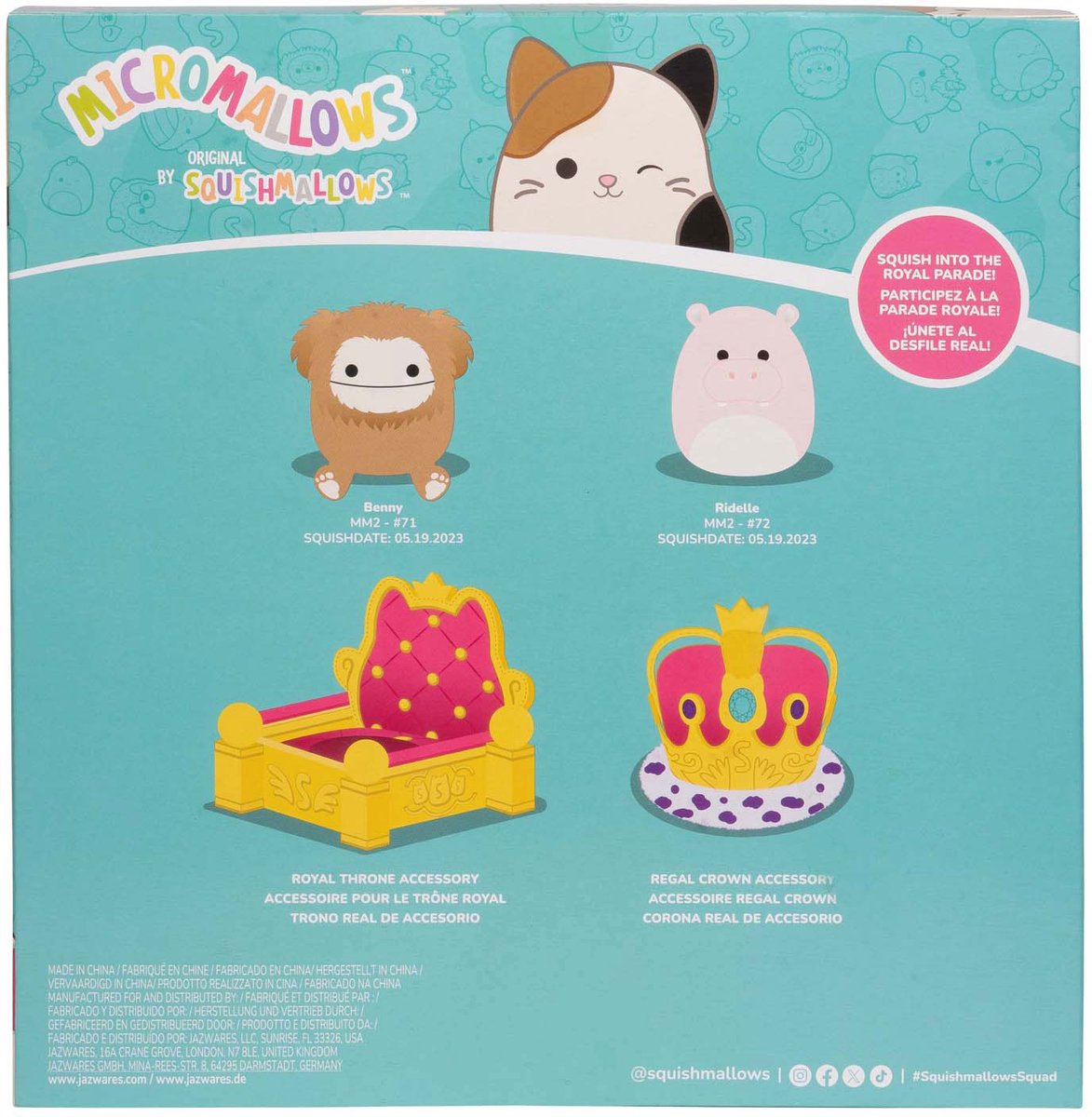 Jazwares Squishville Mini Squishmallows Knuffel Figure Accessoires Set Parade Flaot 5 cm Knuffeles — cadeau in Spellen & Speelgoed - foto 2