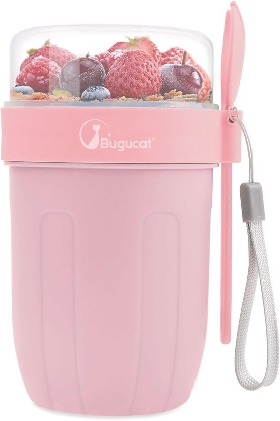 Tupperware Muesli en Yoghurt Beker - Drinkbeker ontbijtbeker Tupperware Muesli en Yoghurt Beker - Drinkbeker ontbijtbeker