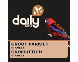 GROOT PARKIET STANLEY-4KG-ZONNEPITTEN-ROSELLA-VALKPARKIET-MUISPARKIET