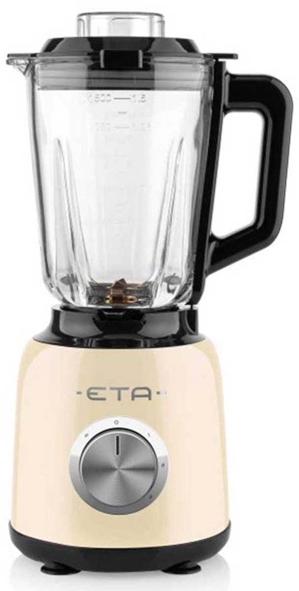 Eta Storio 9011 90010 1,5 l Blender voor op aanrecht 1200 W Beige, Zwart, Transparant