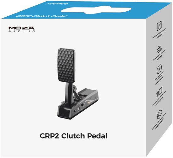 Moza Racing CRP2 - Load Cell Clutch Pedal - Windows/Xbox van Moza — afbeelding 4