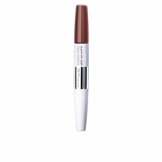 Maybelline SuperStay 24 Color lipstick in bruin.