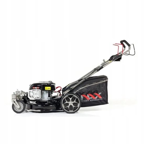 Grasmaaier - Maaier - Grassnijder - Motormaaier - Grasmaaier Met Motor - Benzinemaaier - 51 cm Maaibreedte - Met Aandrijving - Grote Wielen - Centrale Hoogteverstelling - 75L Grasopvangmand - Mulching & Zijuitworp - Voor Grote Gazons