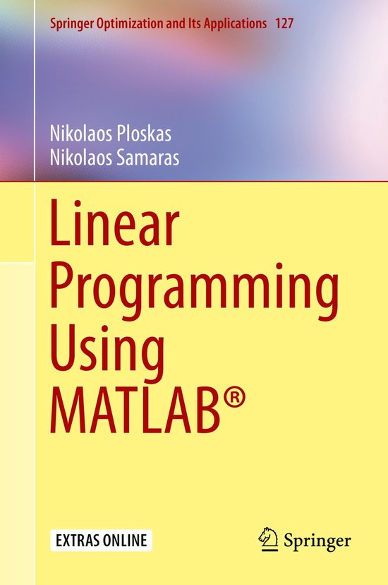 Linear Programming Using MATLAB - cover