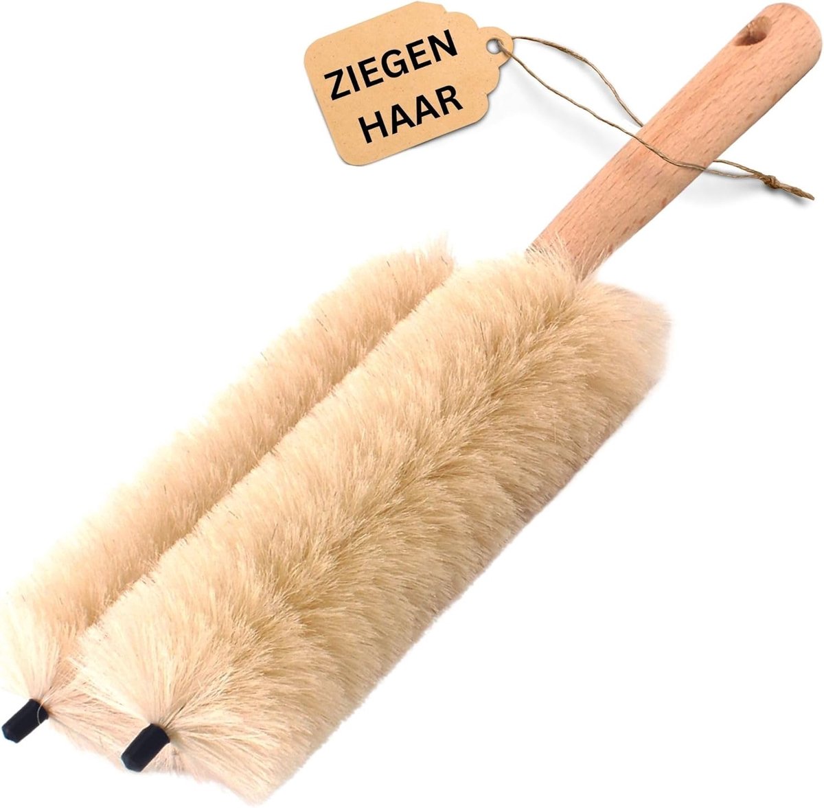 Novaliv jaloezieborstel jaloezieën rolluikborstel rolgordijnreinigingsborstel 29x8x5cm IDEAAL ook als verwarmingsreinigingsborstel 2-voudige vork jaloeziestofdoek stof rolluikreiniging