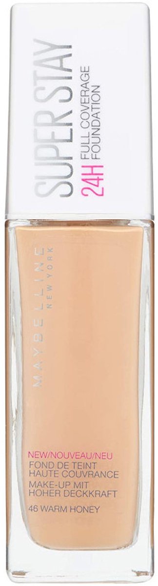 Maybelline SuperStay 24H Full Coverage Foundation 46 Warm Honey