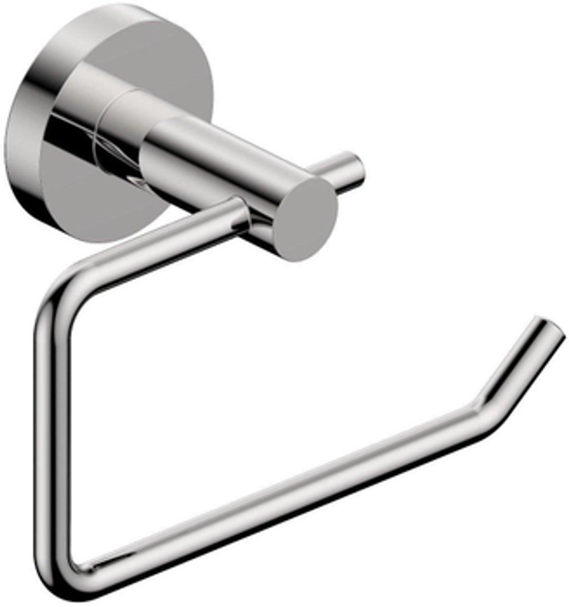 FugaFlow Eccelente Acces Toiletrolhouder - zonder klep - rond - chroom