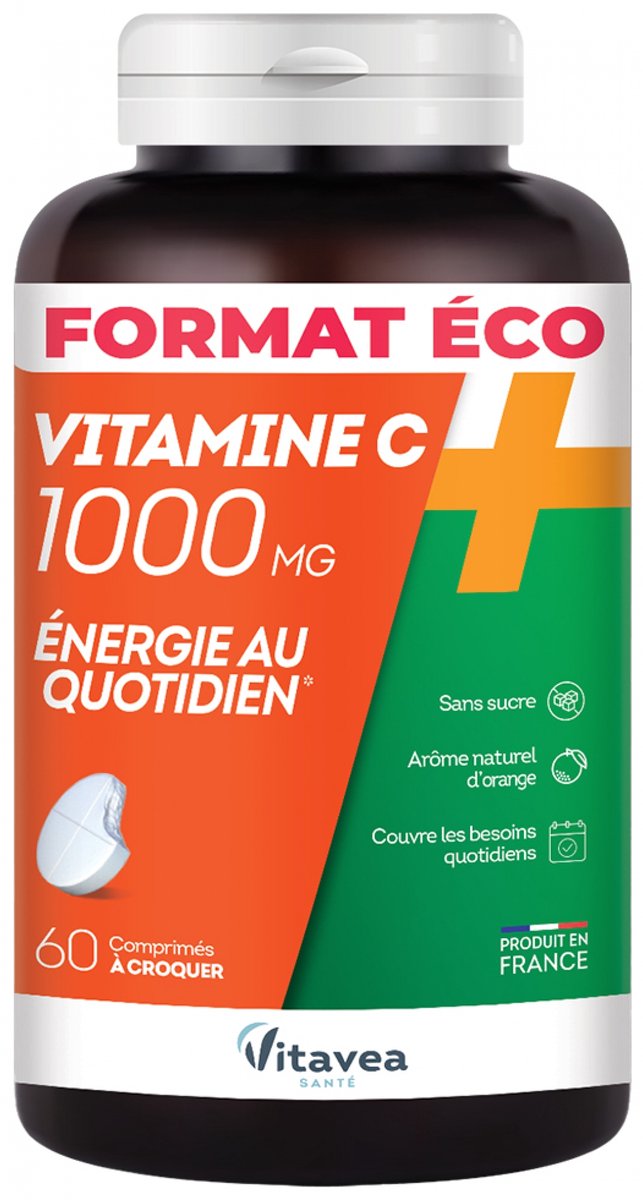 Vitavea Vitamine C 1000 mg 60 Kauwtabletten