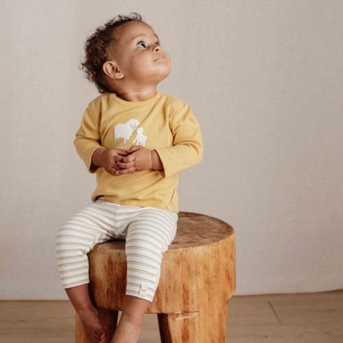 Little Dutch Lange broek - Maat 62 - Legging Jongens & Meisjes - Multi Stripe, Meerkleurig - Little Farm