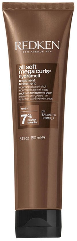 Masque Capillaire Sans Rinçage Redken All Soft Mega Curls Gel Cheveux Bouclés 150 ml