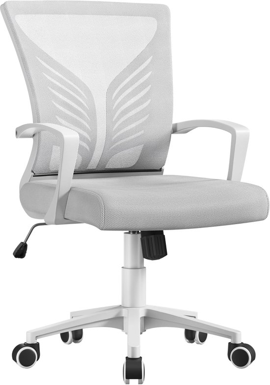 Yaheetech Ergonomische stoel/bureaustoel, hoge rugleuning, van ademende Yaheetech Ergonomische stoel/bureaustoel, hoge rugleuning, van ademende