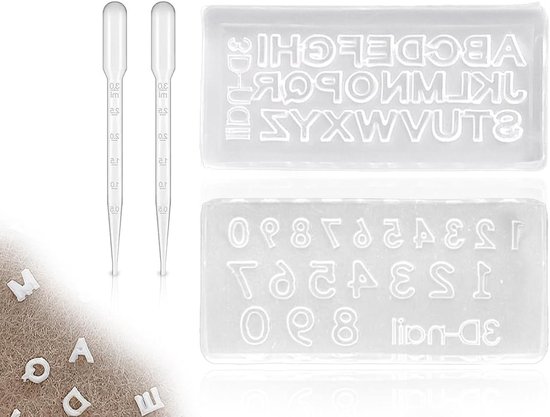 9 silicon letter mold - België