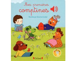 Mes premières comptines - Livre sonore avec 6 puces - Dès 1 an Hardcover