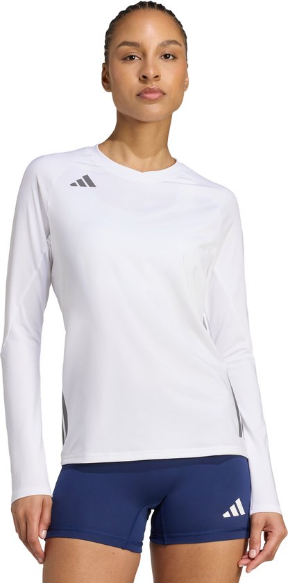Foto: Adidas performance hilo long sleeve volleybalshirt dames wit l