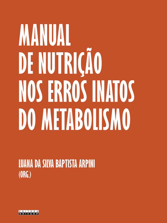 Manual de nutrição nos erros inatos do metabolismo - cover