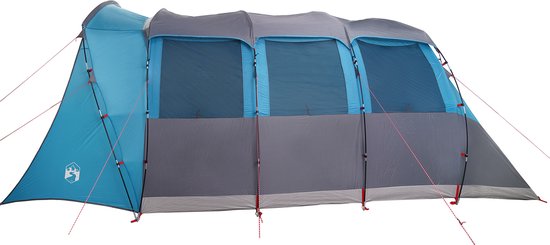 vidaXL - Familietent - met - ramen - Tunnel - Blauw - 8-Persoons - Waterdicht van Vidaxl — afbeelding 5