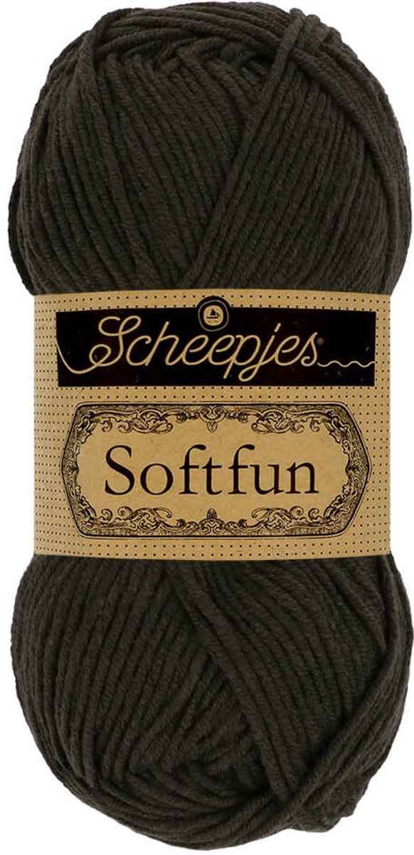 Scheepjes Softfun 50g - 2628 Charcoal