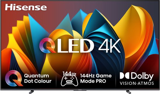 Hisense 100E7NQ tv 2,54 m (100") 4K Ultra HD Smart TV Wifi Grijs 400 cd/m²