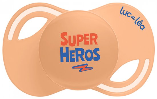 Luc et Léa Collectie 2 Anatomische Fopspenen Extra Fijne Tepel 18 Maanden en Ouder (Modellen : Superhelden) van Luc et Léa — afbeelding 3