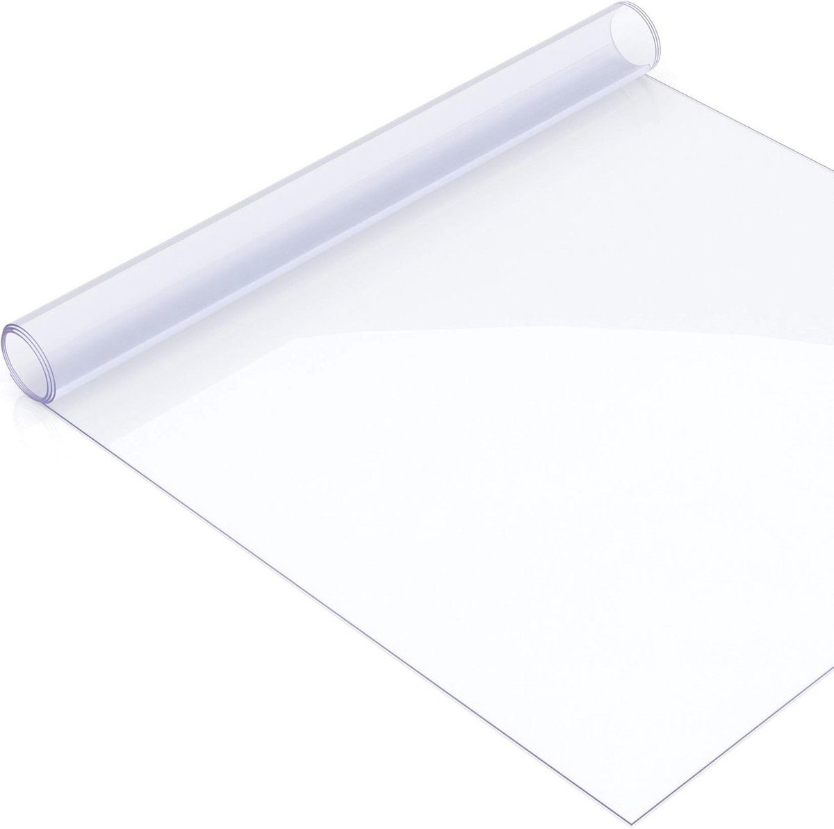 Transparante Tafelfolie 50 x 210 cm - Beschermfolie voor Tafelbescherming - Zacht PVC, Antislip en Geluiddempend