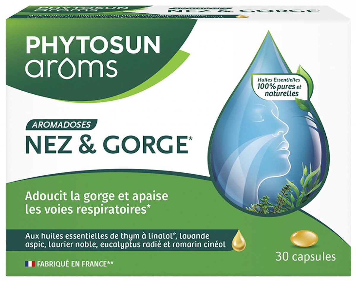 Phytosun Arôms Aromadoses Neus en Keel 30 Capsules