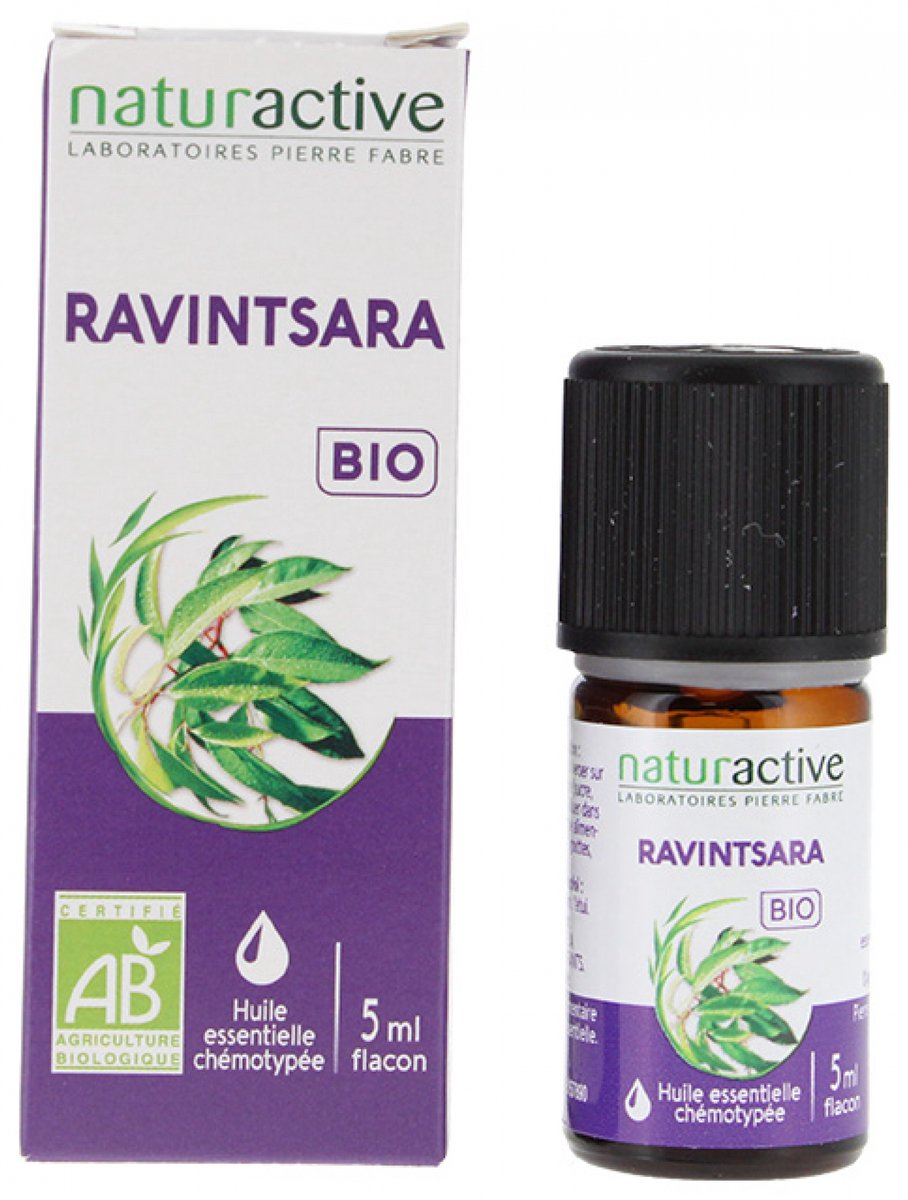 Goedkoopste Naturactive Ravintsara Etherische Olie (Cinnamomum Camphora (L) J.Prest.) Organisch 5 ml