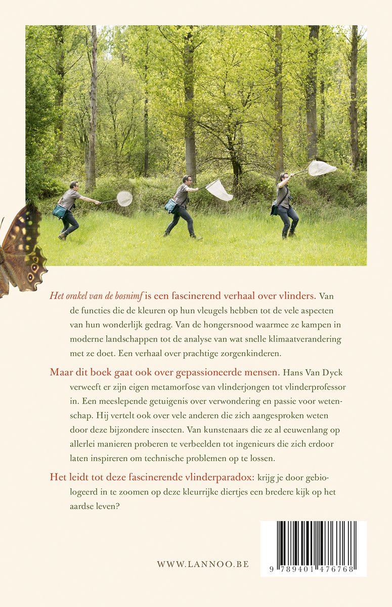 Het orakel van de bosnimf - back cover