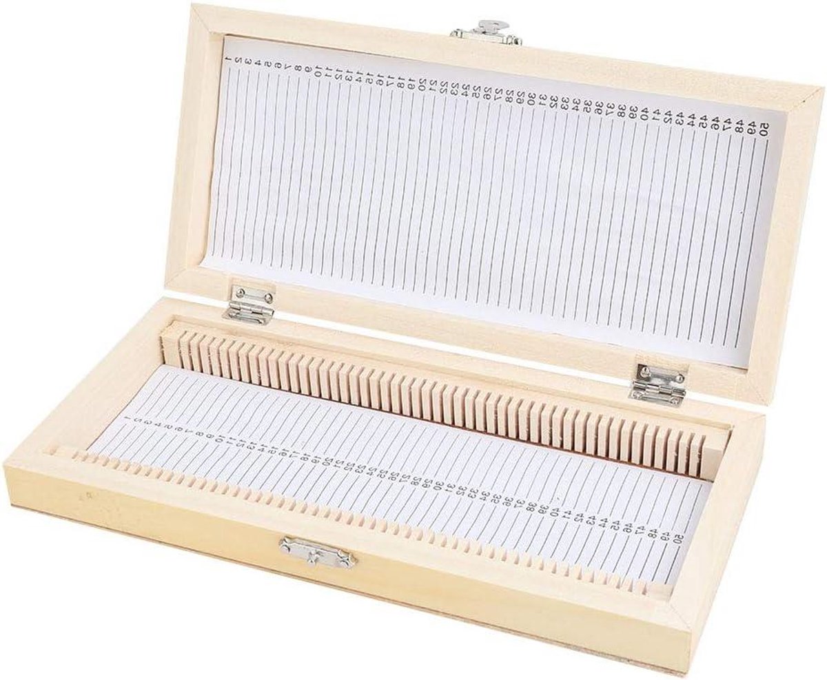Biologische Bereid Slide Box - Biologie Slide Opbergdoos van Hout