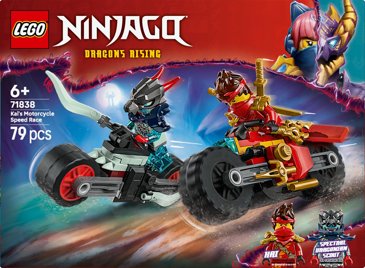 LEGO NINJAGO Kai's Motorrace Bouwpakket voor Kinderen - 71838 — afbeelding 16