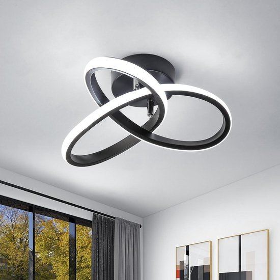 Comely Vierkante LED Plafonnier, Wit 48W LED Plafondlamp, 5400LM Neutraal Licht 4000K, IP44 Waterdichte LED Plafondlamp voor Woonkamer, Slaapkamer, Balkon, Keuken, Gang
