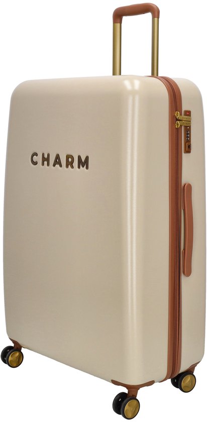 Charm London Capetown Koffer 28 Inch - L - Reizen - Travel - Hardcase - Beige