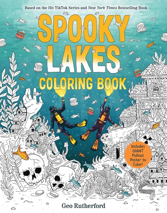 Haunted Hydrology- Spooky Lakes Coloring Book
