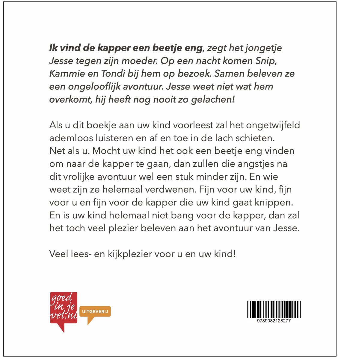 Ik vind de kapper helemaal niet eng - back cover