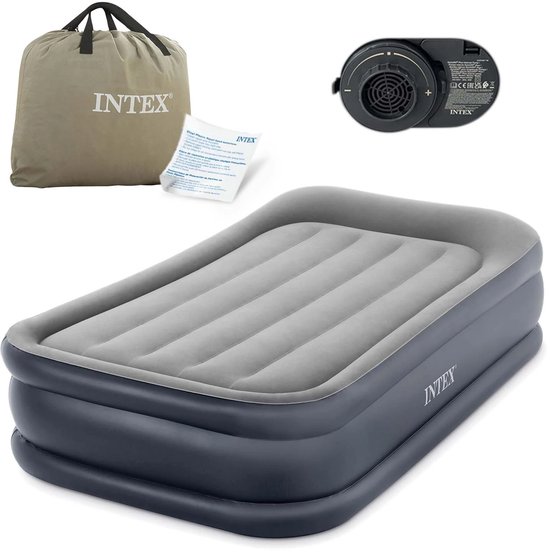 Intex Twin Deluxe Pillow Rest Luchtbed - 191x99x42 cm