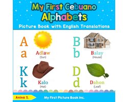 Omslag van Teach & Learn Basic Cebuano Words for Children- My First Cebuano Alphabets Picture Book with English Translations