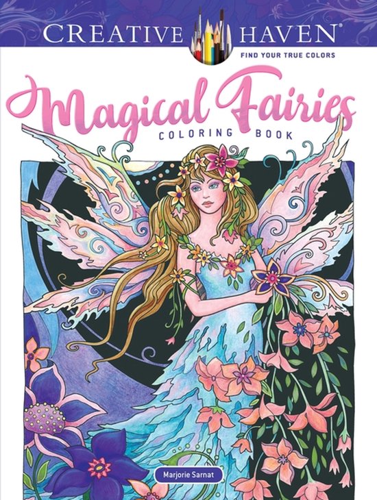 Creative Haven Magical Fairies Coloring Book - cover